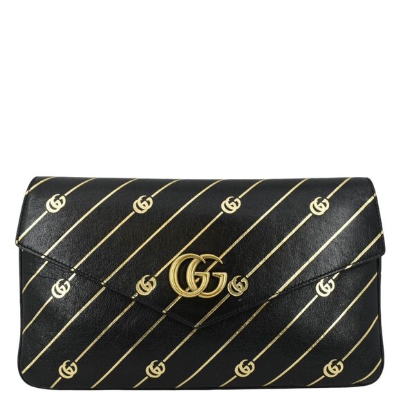 GUCCI  Thiara Medium Double Smooth Leather Satchel Bag White/Black 524822 - Picture 3 of 15